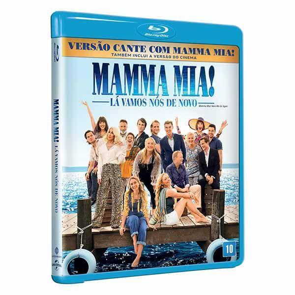 Blu-Ray - Mamma Mia: Lá Vamos Nós de Novo! - Universal Studios Imagem de Blu-Ray - Mamma Mia: Lá Vamos Nós de Novo!