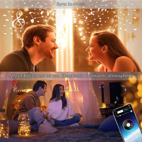 Imagem de Bluetooth Controle de Cores LED Luzes de Natal