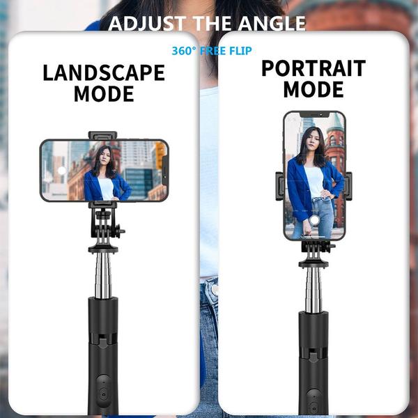 Imagem de Bluetooth Selfie Stick Tripé Grande 158cm mon~ (1010mm)