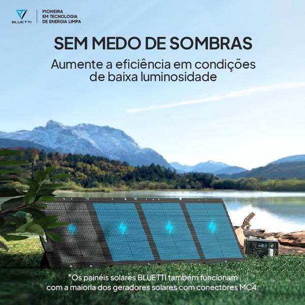 Imagem de BLUETTI Gerador De Energia AC180 1800W/1152Wh Com PV120D 120W Painel Solar