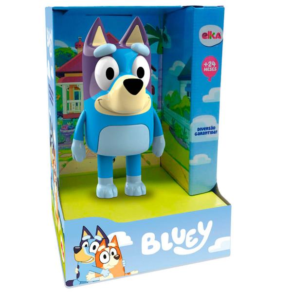 Imagem de Bluey Cãozinha Brinquedo Infantil Boneca Articulada Para Crianças - Elka Brinquedos