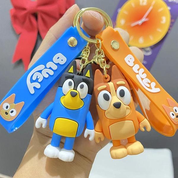 Imagem de Bluey Family Anime Cartoon Car Chain Chaveiro Bolsa Pingente Mochila Infantil Presente De Casal