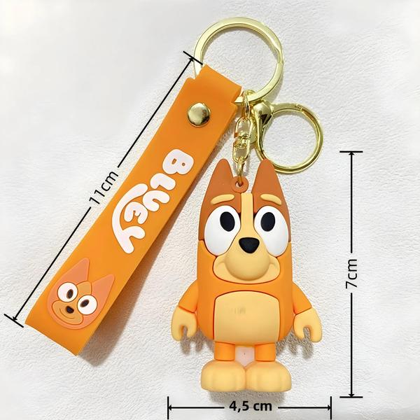 Bluey Family Anime Cartoon Car Chain Chaveiro Bolsa Pingente Mochila Infantil Presente De Casal - Bandai Imagem de Bluey Family Anime Cartoon Car Chain Chaveiro Bolsa Pingente Mochila Infantil Presente De Casal