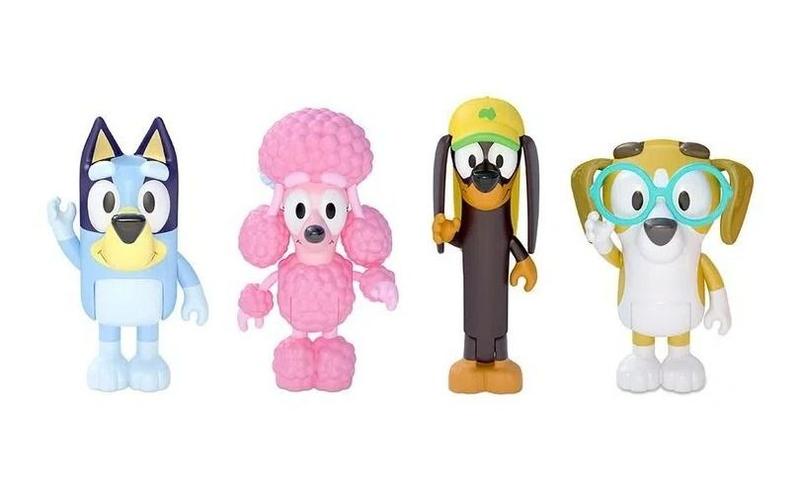 Imagem de Bluey Story - Family 4 Pack Figures - Bluey & Friends