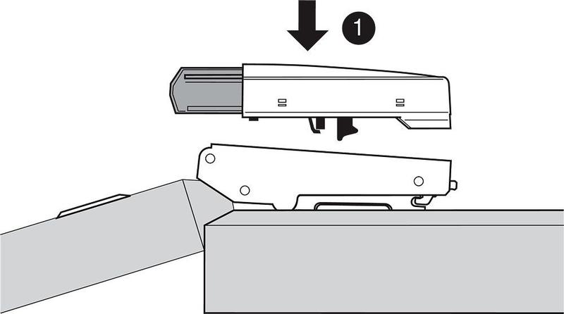 Imagem de Blumotion Integrado Dobradiça Clip Reta 973a0500 Blum