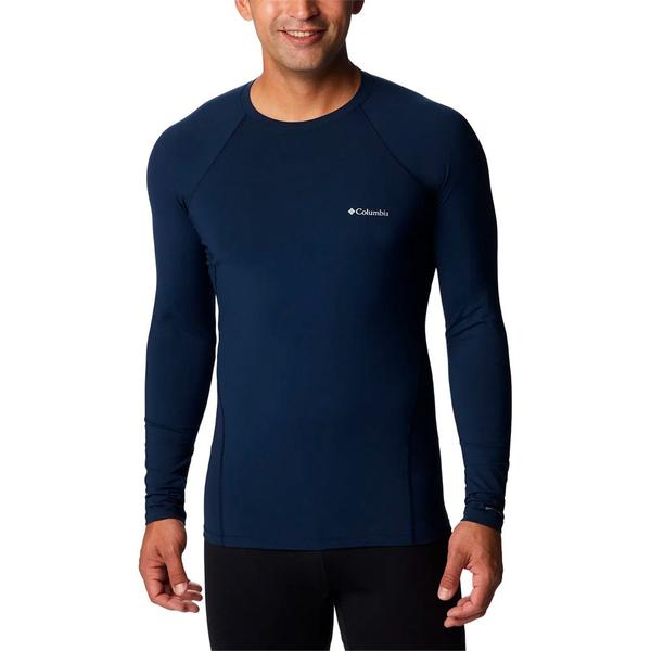 Imagem de Blusa Baselayer Masculina Segunda Pele Térmica Midweight Stretch Azul Marinho - Columbia