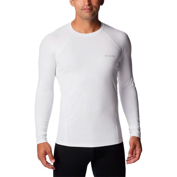 Imagem de Blusa Baselayer Masculina Segunda Pele Térmica Midweight Stretch Branco - Columbia