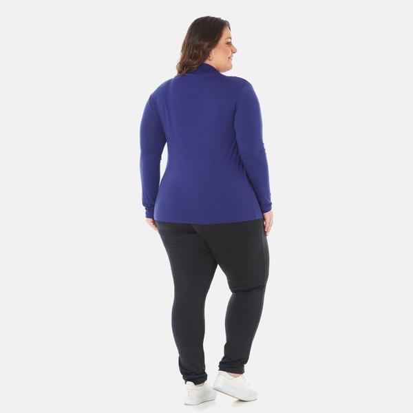 Imagem de Blusa Cacharrel Gola Alta Clara Feminina Plus Size 1130