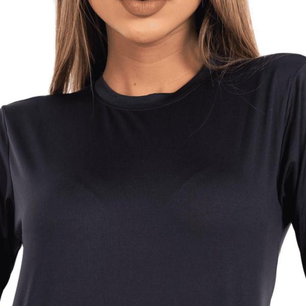 Imagem de blusa camisa proteção uv solar feminina tecido térmica verão