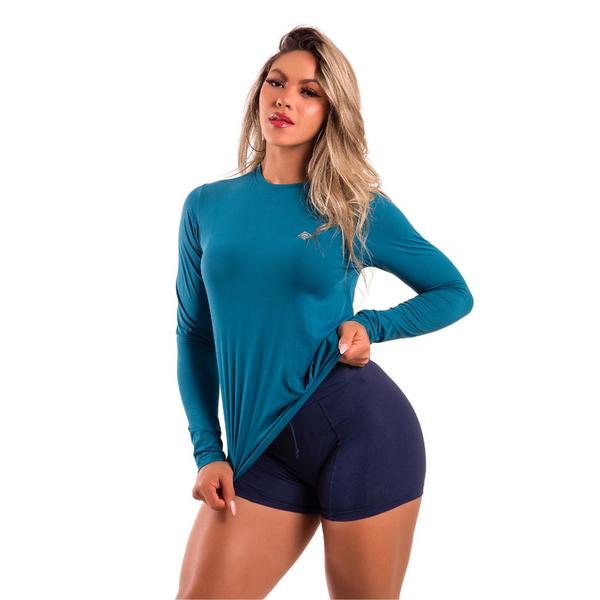 Blusa Camisa Térmica Feminina Proteção Solar Uv 50 Dry Fit - Pernambuco Atacado Imagem de Blusa Camisa Térmica Feminina Proteção Solar Uv 50 Dry Fit