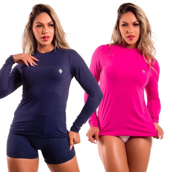 Blusa Camisa Térmica Feminina Proteção Solar Uv 50 Dry Fit - Pernambuco Atacado Imagem de Blusa Camisa Térmica Feminina Proteção Solar Uv 50 Dry Fit