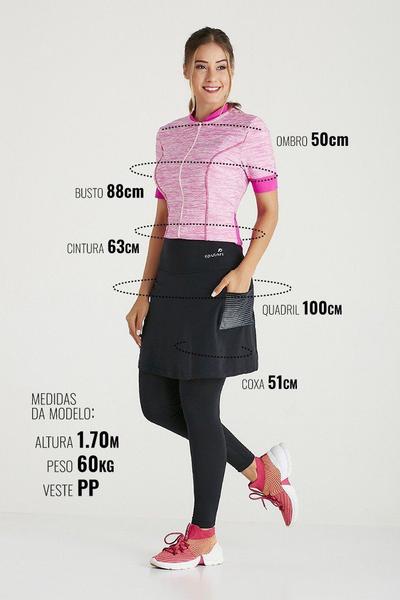 Blusa Ciclista Rosa Bolsos Proteção UV50 Epulari Imagem de Blusa Ciclista Rosa Bolsos Proteção UV50 Epulari