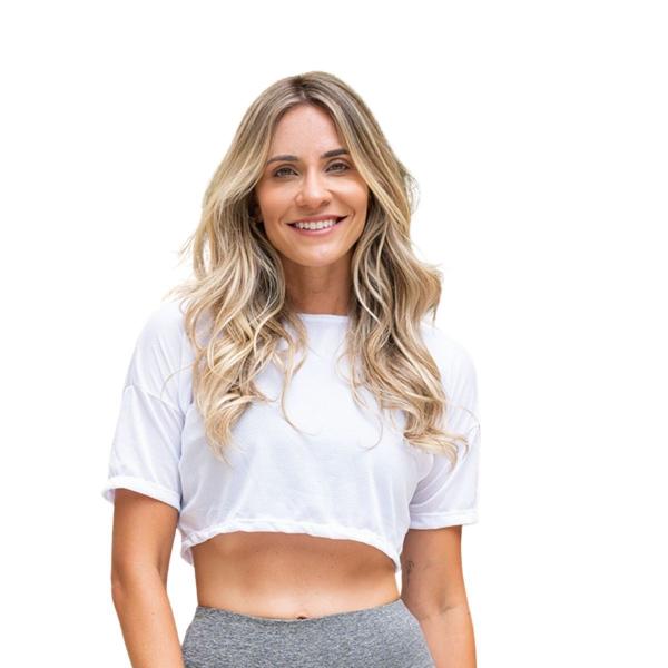 Imagem de Blusa Cropped Manga Curta Dry Fit