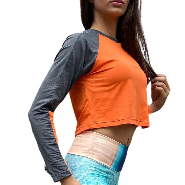 Imagem de Blusa Cropped Sport Dry Fit Color