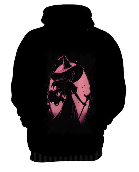 Imagem de Blusa de Frio Bruxa Halloween Rosa 14