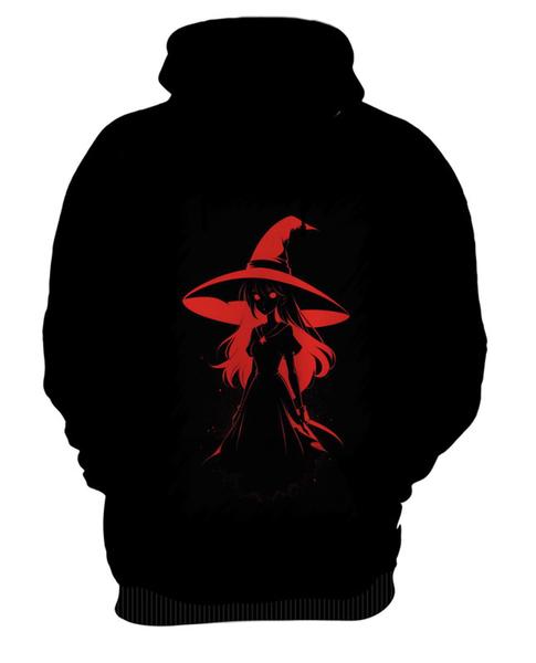 Imagem de Blusa de Frio Bruxa Halloween Vermelha 8