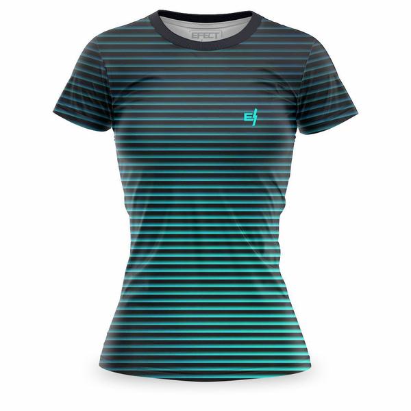 Imagem de Blusa Feminina Academia Camisa Fitness Musculação Caminhada Bike Proteção UV ante suor