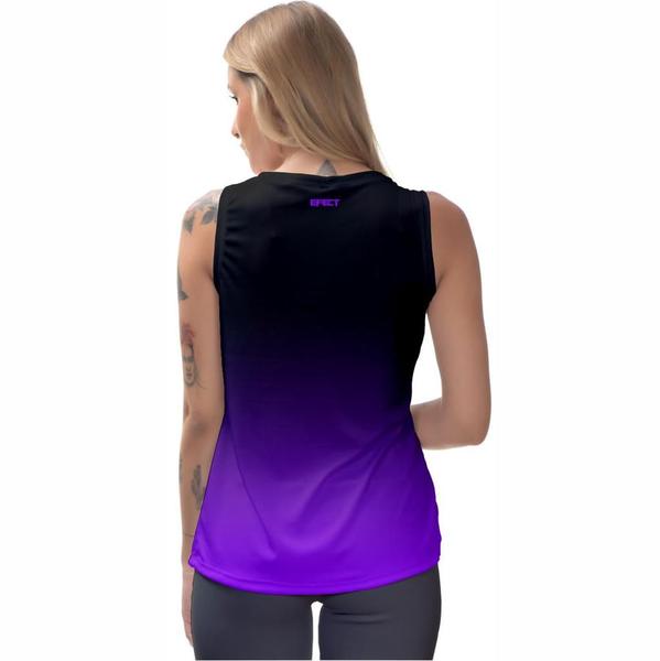 Imagem de Blusa Feminina Academia Cavada Regata Fitness Corrida Esportiva Pilates Yoga