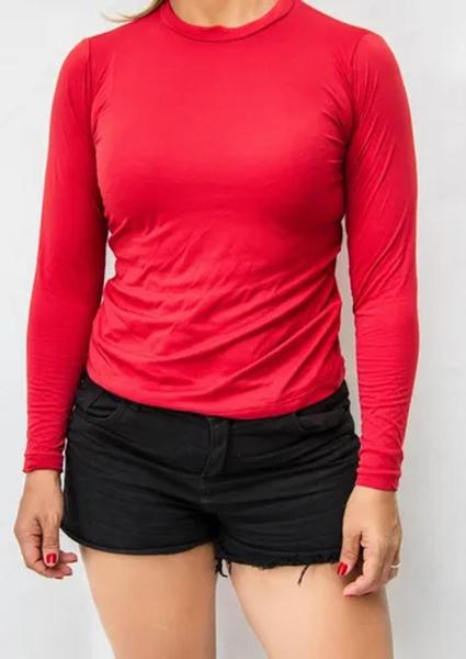 Imagem de Blusa feminina camisetas térmica com proteção uv 50+