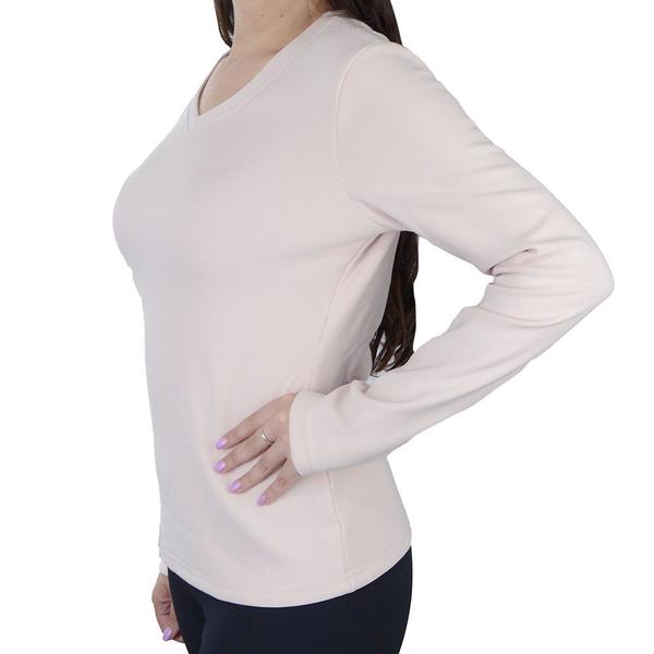 Blusa Feminina Facinelli By Mooncity Térmica Rosa Claro Imagem de Blusa Feminina Facinelli By Mooncity Térmica Rosa Claro
