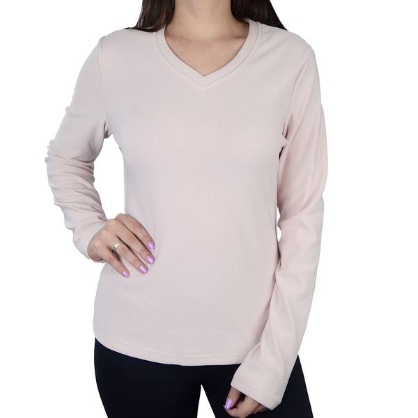 Imagem de Blusa Feminina Facinelli By Mooncity Térmica Rosa Claro