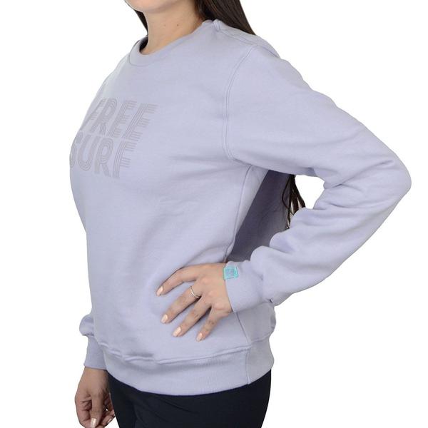 Imagem de Blusa Feminina Freesurf Moletom Mollines Lilás - 12100