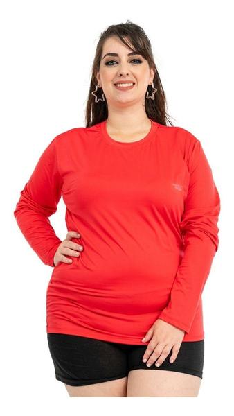 Blusa Feminina Manga Longa Plus Size Proteção UV Térmica - RebelCat Imagem de Blusa Feminina Manga Longa Plus Size Proteção UV Térmica