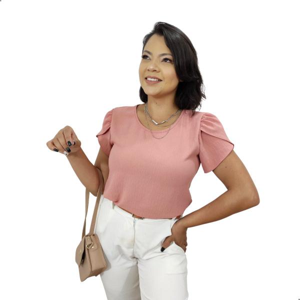 Crepe Ver Blusa Feminina Blusa Feminina Amélia Tecido Crepe