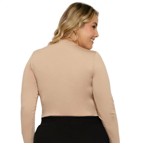 Imagem de Blusa Feminina Plus Size Térmica Segunda Pele Moda Inverno