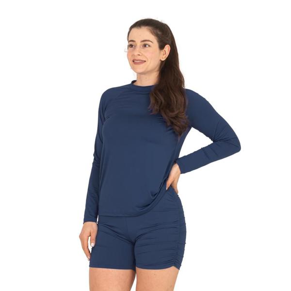 Imagem de Blusa Feminina Térmica com Proteção UV50 Praia e Esportes 15-C5