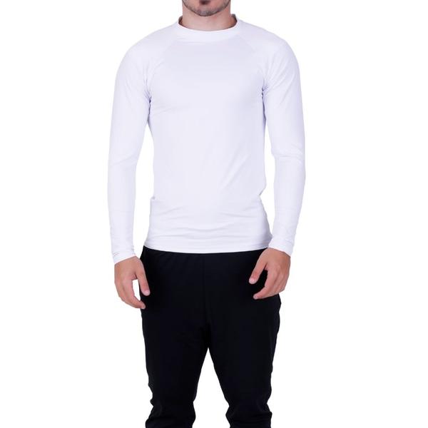 Imagem de Blusa Fitness Térmica Segunda Pele Proteção Solar UV 50+ Masculina - BLUSA UV TÉRMICA