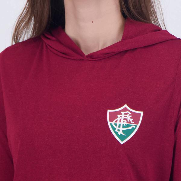 Imagem de Blusa Fluminense Rain Feminina Vermelho Escuro