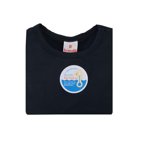 Imagem de Blusa Infantil Brandili Térmica Preta - 8014804