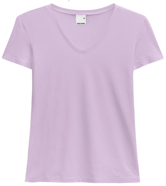 Imagem de Blusa Malwee Decote V Cotton LIGHT- Lilás-4502