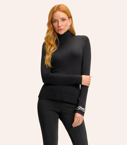 Blusa Manga Longa Vico Tricot Básica Endless Preto Blusa Manga Longa Vico Tricot Básica Endless Preto