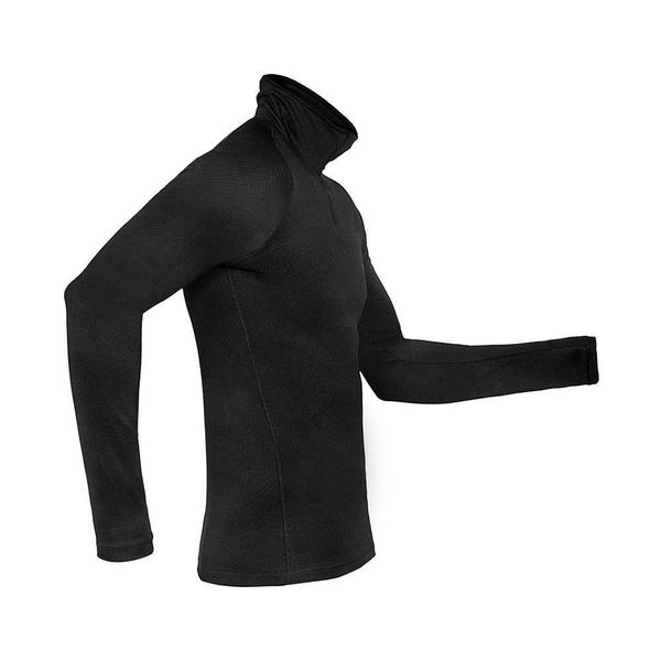 Imagem de Blusa Masculina Curtlo Zíper ThermoSkin Preto