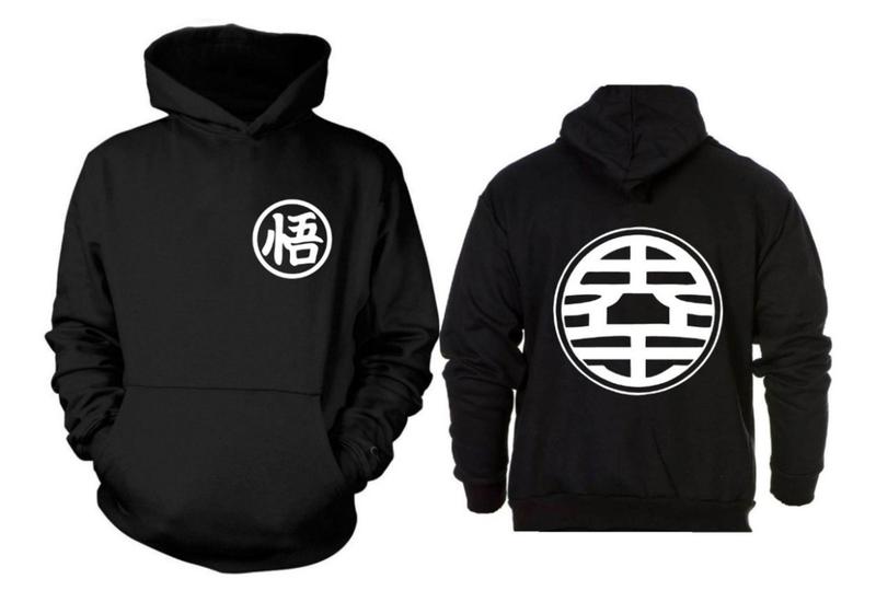 Blusa Moletom Canguru Dragon Ball Goku Novidade Inverno Moletom