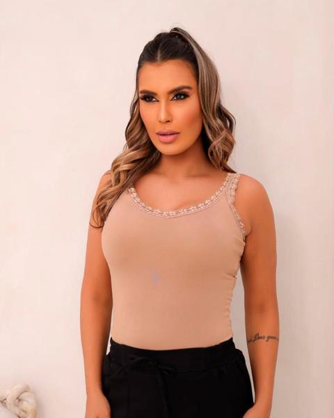 Imagem de Blusa Regata com Alça Renda Feminina