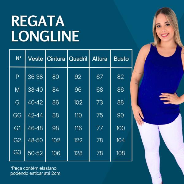 Imagem de Blusa Regata Feminina Fitness academia treino decote nadador tapa bumbum mullet