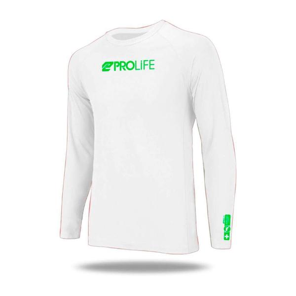 Imagem de Blusa Repelente de Insetos Prolife Masculina Cor Branco