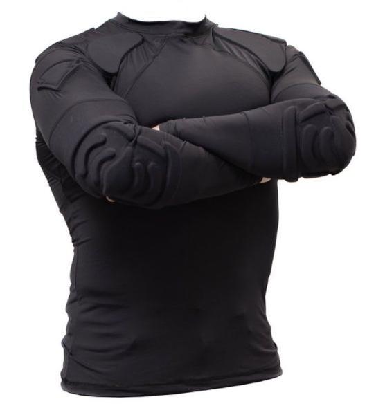 Imagem de Blusa Segunda Pele Masculina Hlx Com Proteção Preta