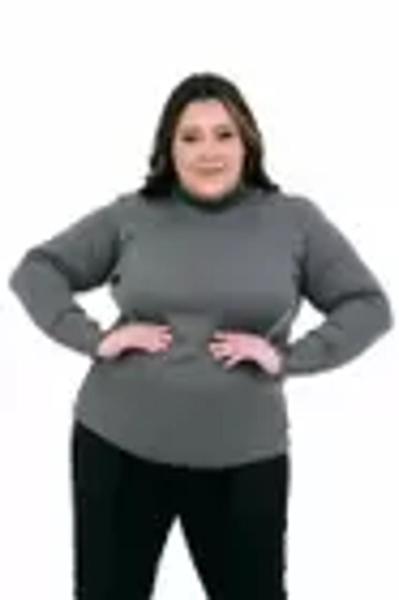 Imagem de Blusa segunda pele plus size  estilosa confortavel