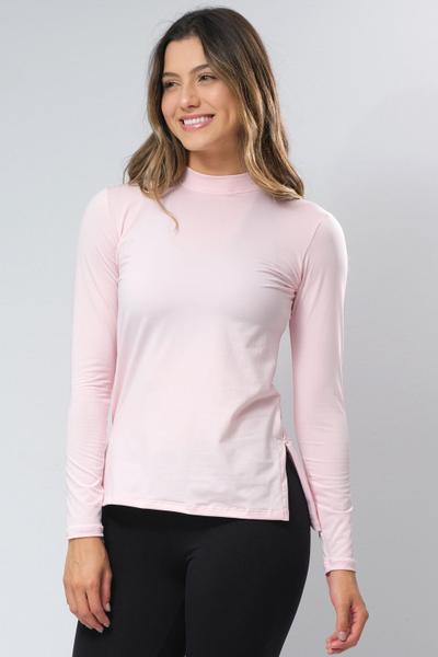 Imagem de Blusa Térmica Com Fenda Lateral Rosa