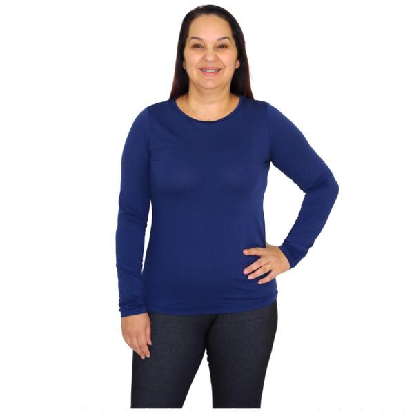 Imagem de Blusa Térmica Feminina Plus Size Com Proteção Solar UV