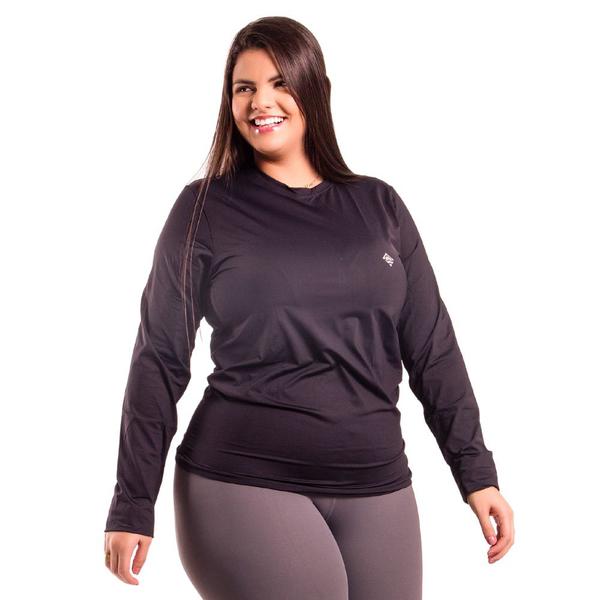 Imagem de Blusa Térmica Feminina Plus Size De Proteção Solar UV 50