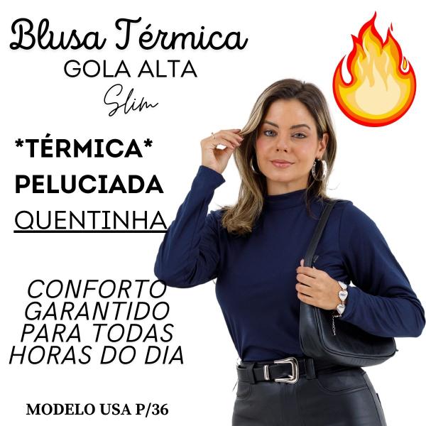 Imagem de Blusa Térmica Segunda Pele Peluciada Gola Alta Slim 610.C2