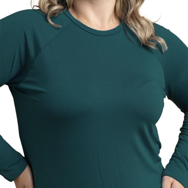 Imagem de Blusa Térmica Slim Proteção Solar UV50+ Adulto Masculino Feminino Plus Size