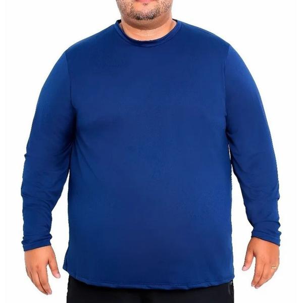 Imagem de Blusa Uv Plus Size Extra G Camisa Proteção Solar G1 G2 G3