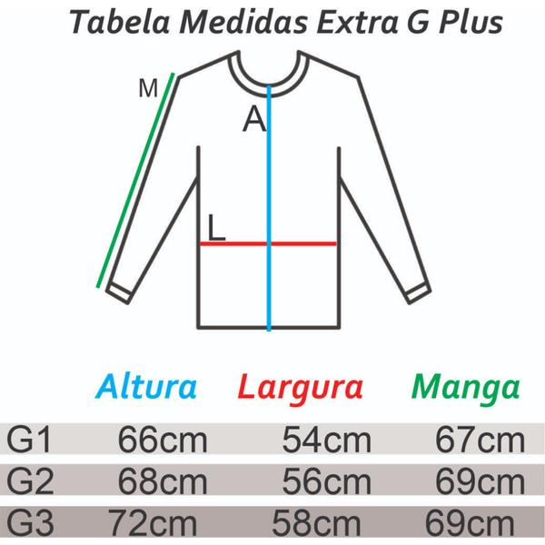 Imagem de Blusa Uv Plus Size Feminina Camisa Extra G Proteção solar G1 G2 G3