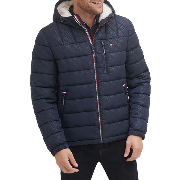 Imagem de Blusão Masculino Tommy Hilfiger com Forro Sherpa - Peso Médio